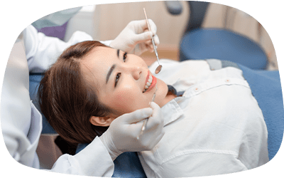 治療を受けている女性